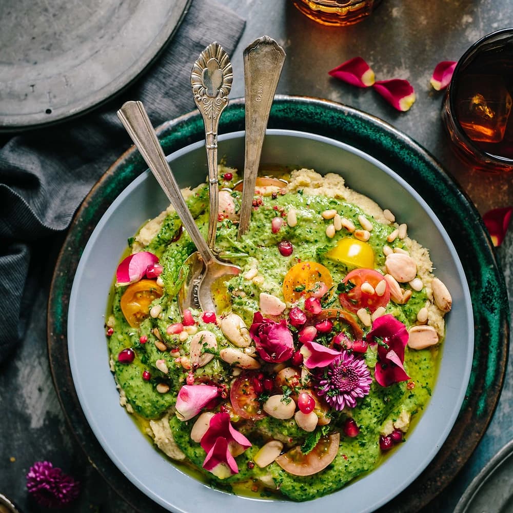Bowl of healthy food